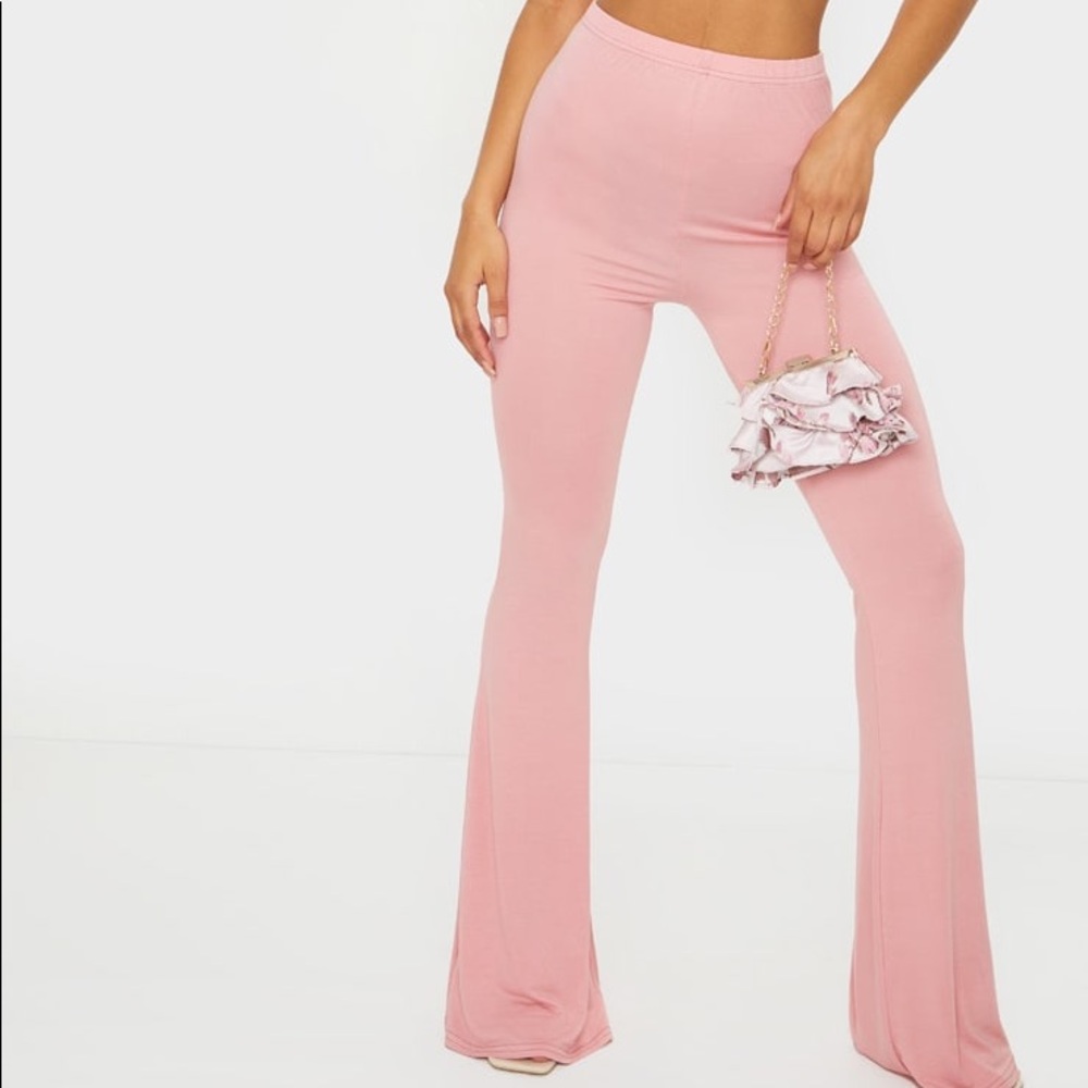 Light Pink Flare Hot Pants